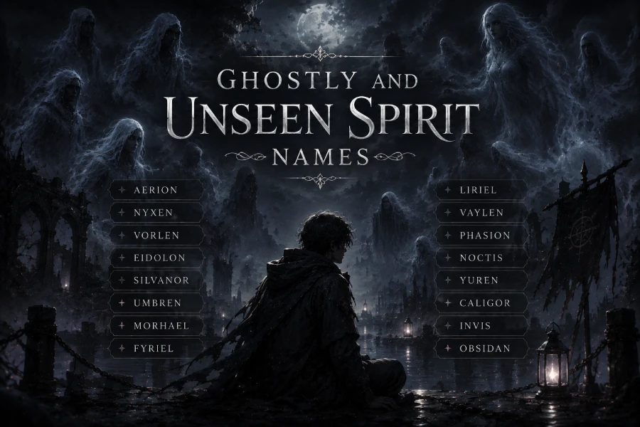 Ghostly and Unseen Spirit Names