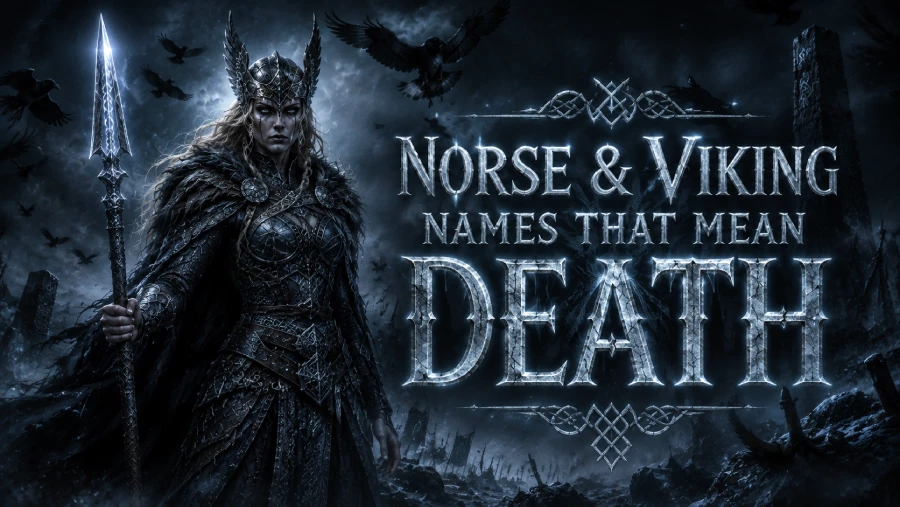 Unisex Norse & Viking Names Meaning Death