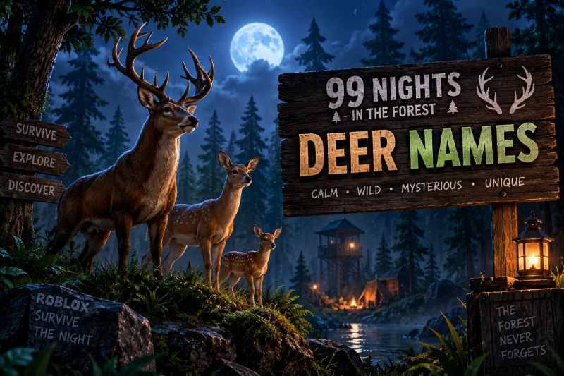 99 Nights in the Forest Deer Names