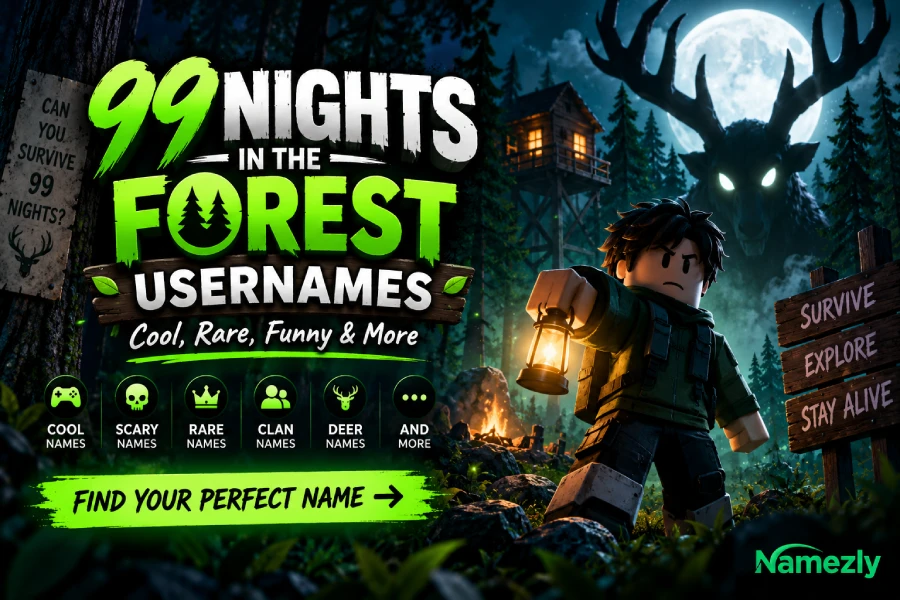 99 Nights in the Forest Usernames