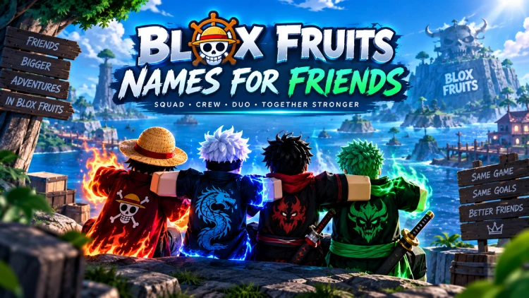 Blox Fruits Names for Friends