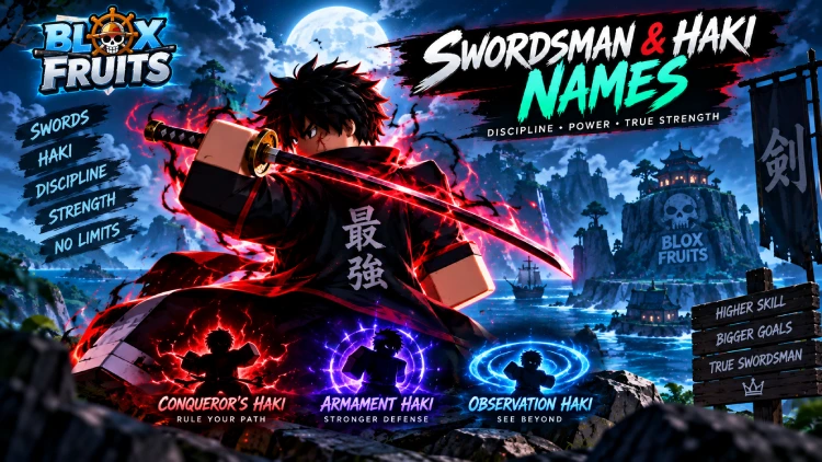 Blox Fruits Swordsman & Haki Names
