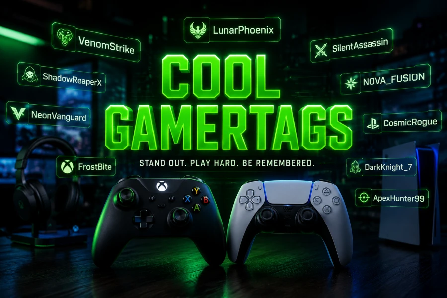 Cool Gamertags for Xbox and PSN