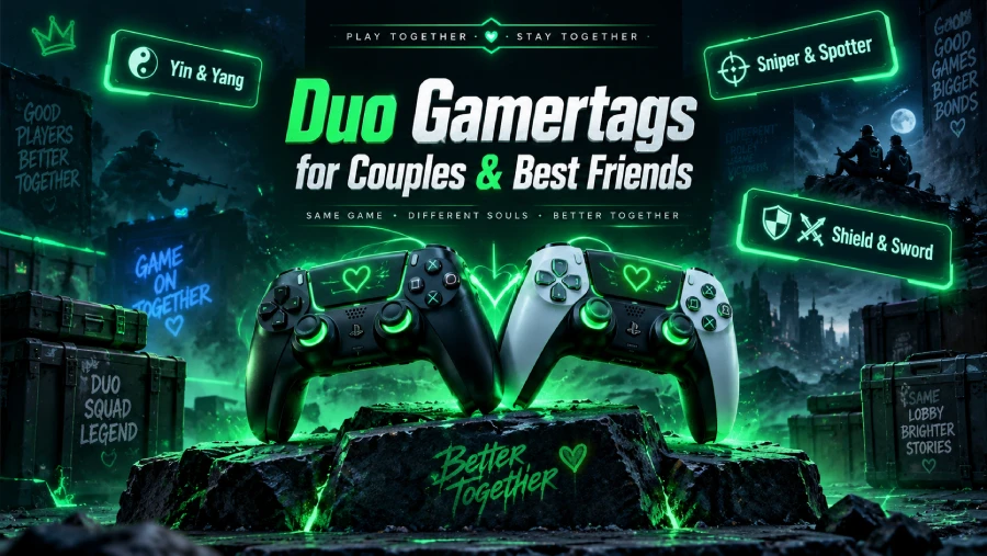 Matching Duo Gamertags for Couples & Best Friends