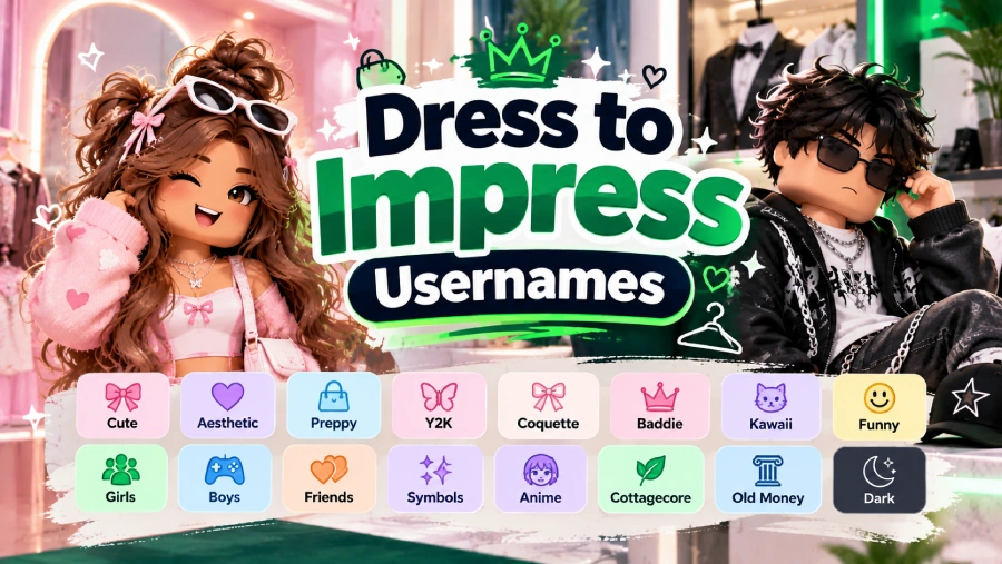 Dress to Impress Usernames